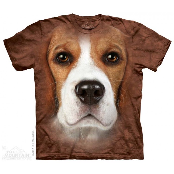 THE MOUNTAIN 3DT恤 宠物狗图案T恤 比格犬 狗狗