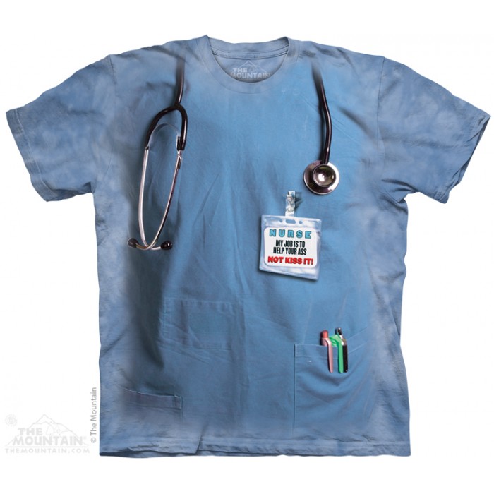 护士服 NURSES JOB 人物图案T恤 THE MOUNTAIN 3DT恤（2015） | TMTEE.com