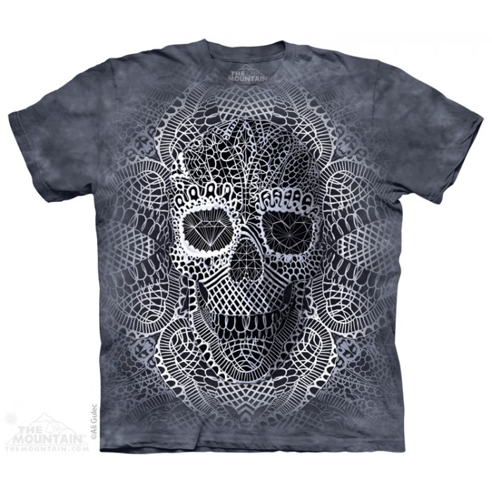 蕾丝骷髅 LACE SKULL 骷髅图案T恤 THE MOUNTAIN 3DT恤（2015） | TMTEE.com 