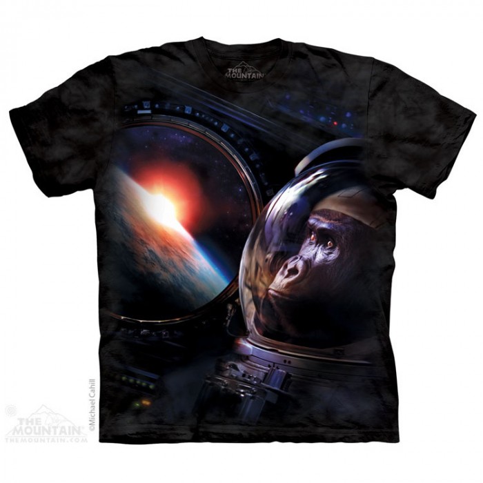 猩猩宇航员 GORILLA SPACE 太空图案T恤 THE MOUNTAIN 3DT恤(2016) | TMTEE.COM