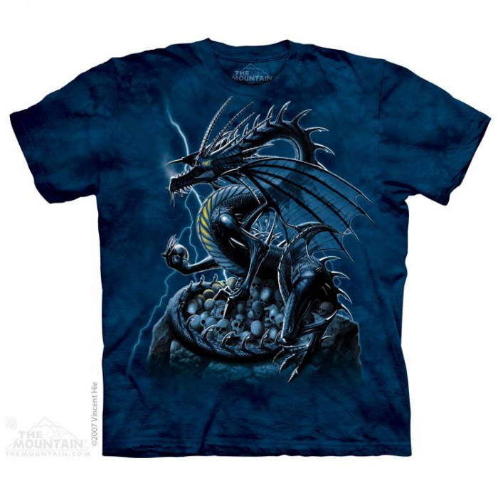 骷髅龙 SKULL DRAGON 魔幻图案T恤 | 美国 THE MOUNTAIN 3DT恤短袖魔法世界