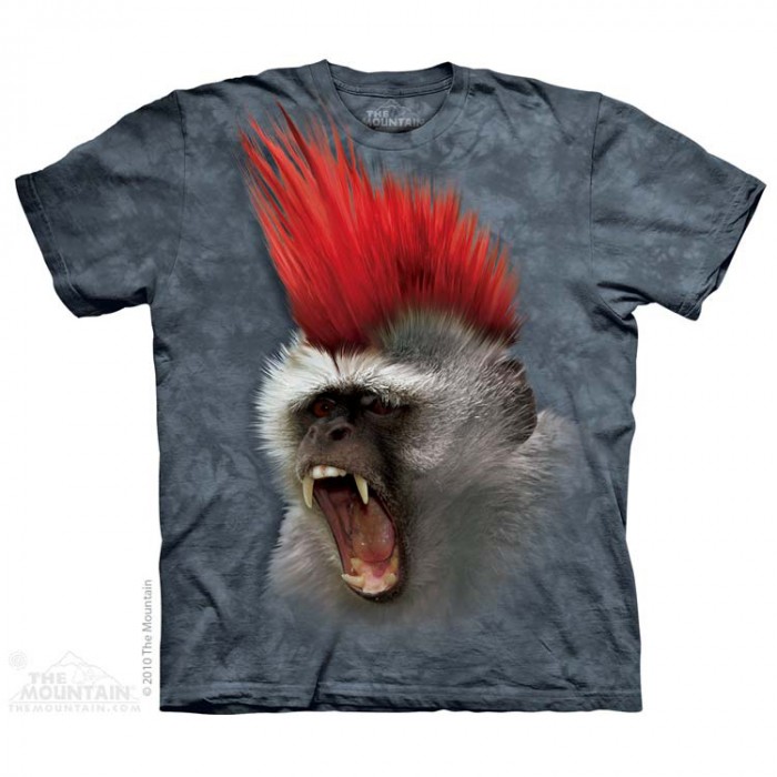 THE MOUNTAIN 3DT恤 动物图案T恤 红发猴子 野生动物