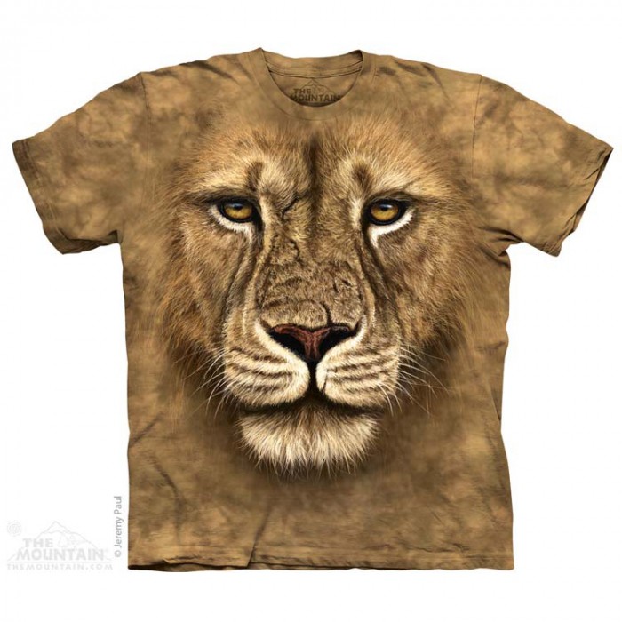 狮子战士  动物图案T恤 THE MOUNTAIN 3DT恤