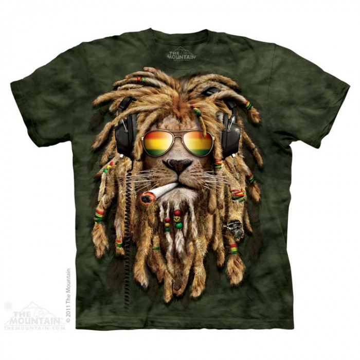 THE MOUNTAIN 3DT恤 动物图案T恤 酷酷狮 兽人