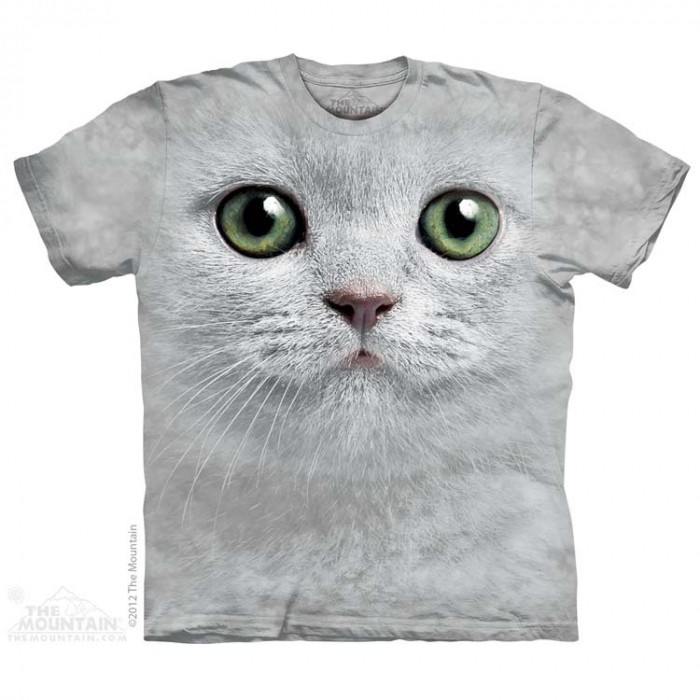 THE MOUNTAIN 3DT恤 猫图案T恤 绿眼睛 猫咪