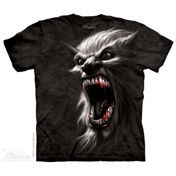 狼人战吼  狼人图案T恤 THE MOUNTAIN 3DT恤