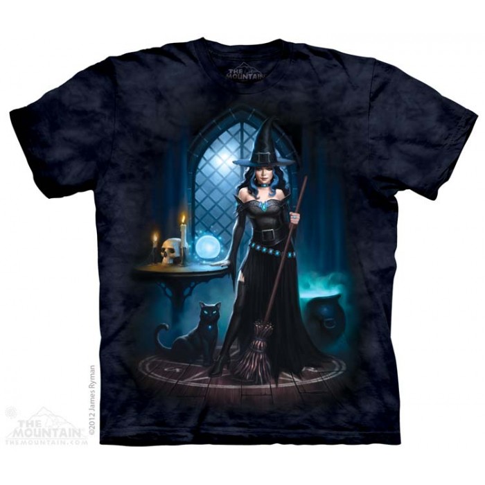女巫之家WITCH'S LAIR 猫图案T恤 THE MOUNTAIN 3DT恤