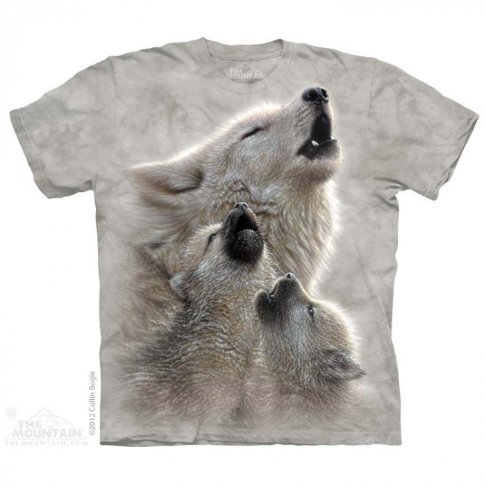 THE MOUNTAIN 3DT恤 狼图案T恤 发声课 虎豹狮-猛兽