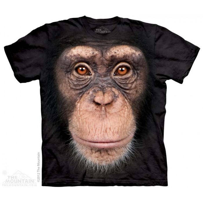 THE MOUNTAIN 3DT恤 动物图案T恤 黑猩猩 野生动物