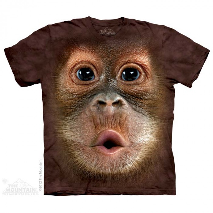 THE MOUNTAIN 3DT恤 动物图案T恤 小猩猩 其他宠物