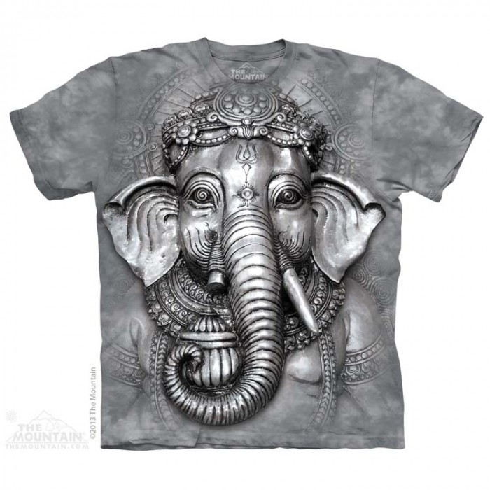 THE MOUNTAIN 3DT恤 宗教图案T恤 象鼻神 魔法世界