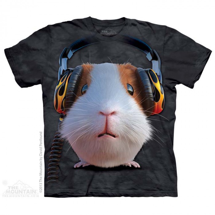 THE MOUNTAIN 3DT恤 动物图案T恤 DJ豚鼠 兽人