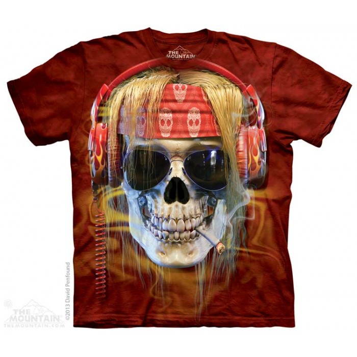 THE MOUNTAIN 3DT恤 骷髅图案T恤 摇滚骷髅 经典骷髅