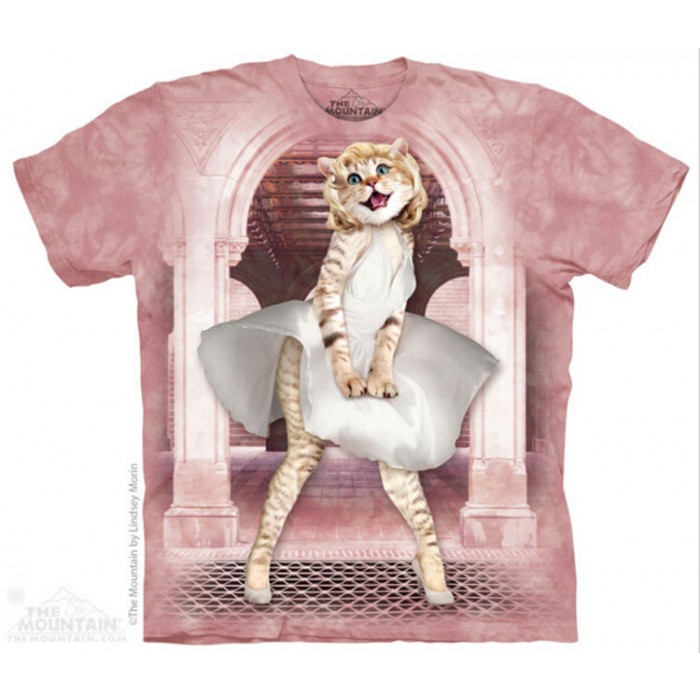 梦露猫 MEOWRILYN 猫咪图案T恤 THE MOUNTAIN 3DT恤（2016）| TMTEE.com