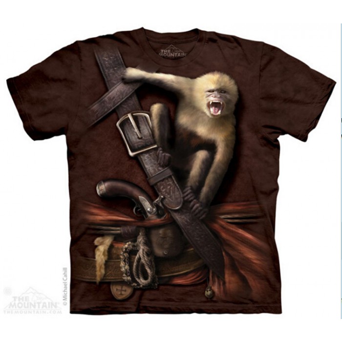 海盗猴子 PIRATE HOWLER MONKEY 魔幻图案T恤 THE MOUNTAIN 3DT恤（2016）| TMTEE.com