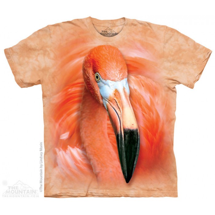 火烈鸟 BIG FACE FLAMINGO 鸟类图案T恤 THE MOUNTAIN 3DT恤（2016）| TMTEE.com