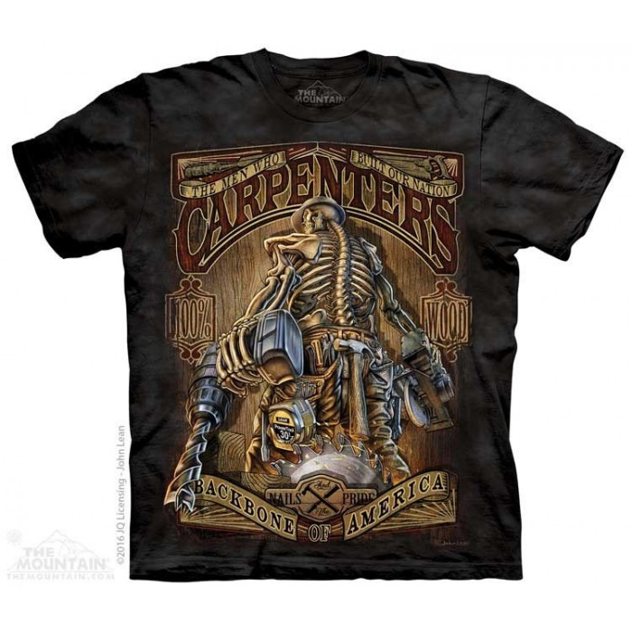 骷髅木匠 Carpenters 骷髅图案T恤 THE MOUNTAIN 3DT恤 (2017) | TMTEE.com