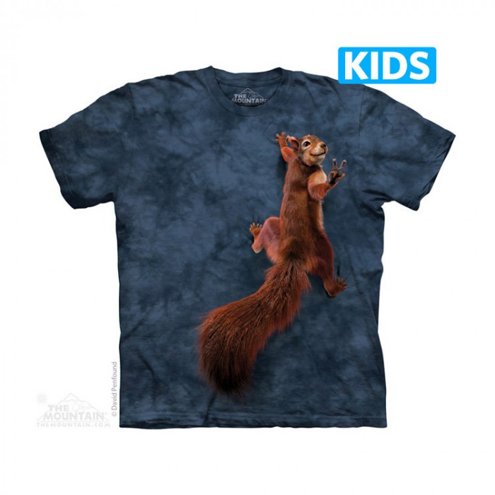 剪刀手松鼠 PEACE SQUIRREL - Kids 野生动物T恤 美国 THE MOUNTAIN 3DT恤(2015)【少女|儿童】|TMTEE.com