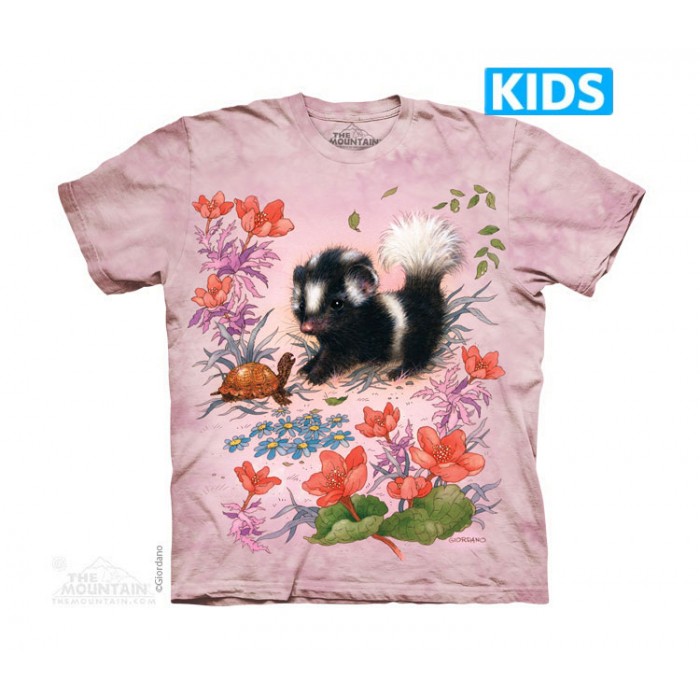 小臭鼬 BABY SKUNK - Kids 可爱动物T恤 美国 THE MOUNTAIN 3DT恤(2016)【少女|儿童】|TMTEE.com