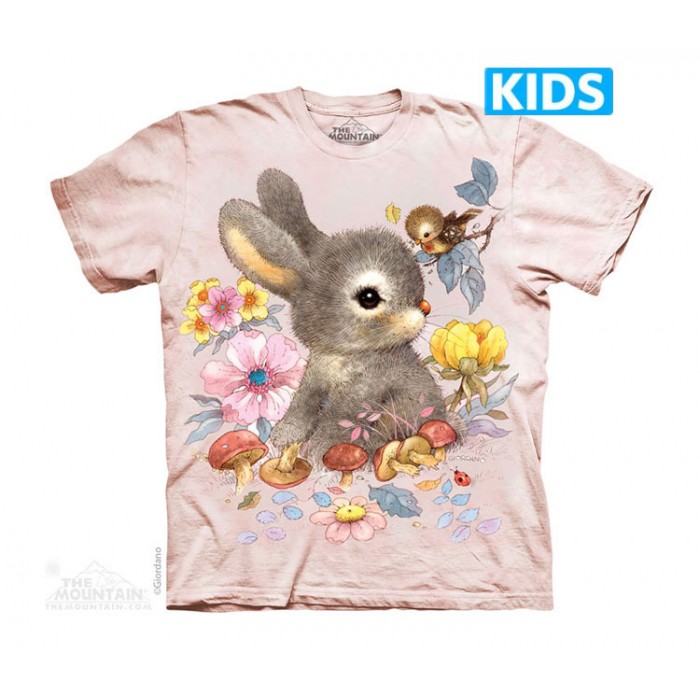 小兔子 BABY BUNNY - Kids 可爱动物T恤 美国 THE MOUNTAIN 3DT恤(2016)【少女|儿童】|TMTEE.com