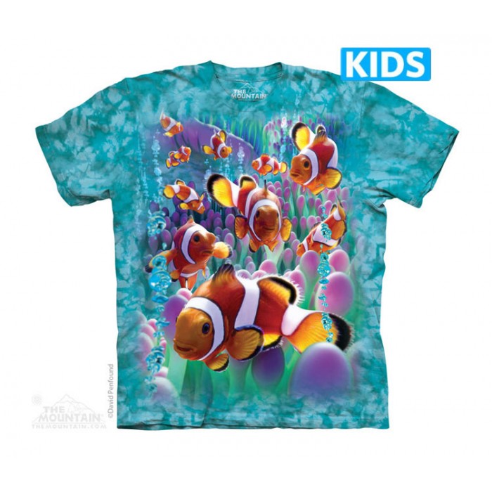 小丑鱼 CLOWNFISH - Kids 海洋动物T恤 美国 THE MOUNTAIN 3DT恤(2016)【少女|儿童】|TMTEE.com
