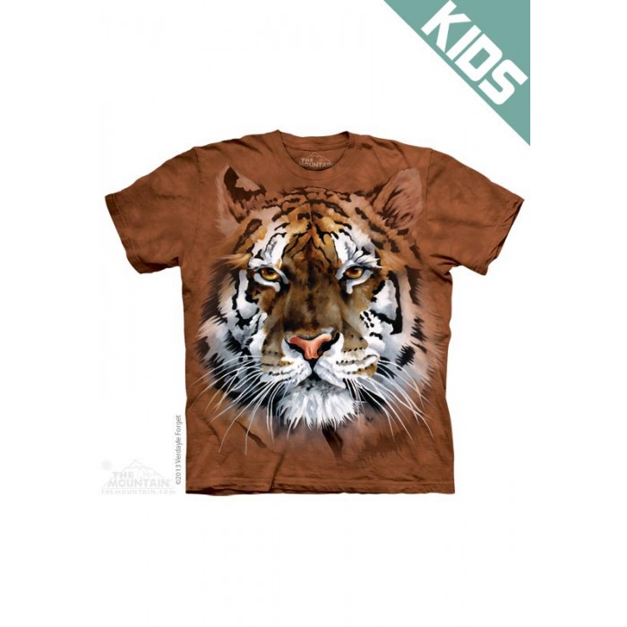 猛虎FIERCE TIGER - Kids 猛兽老虎图案T恤 THE MOUNTAIN 3DT恤【少女|儿童】