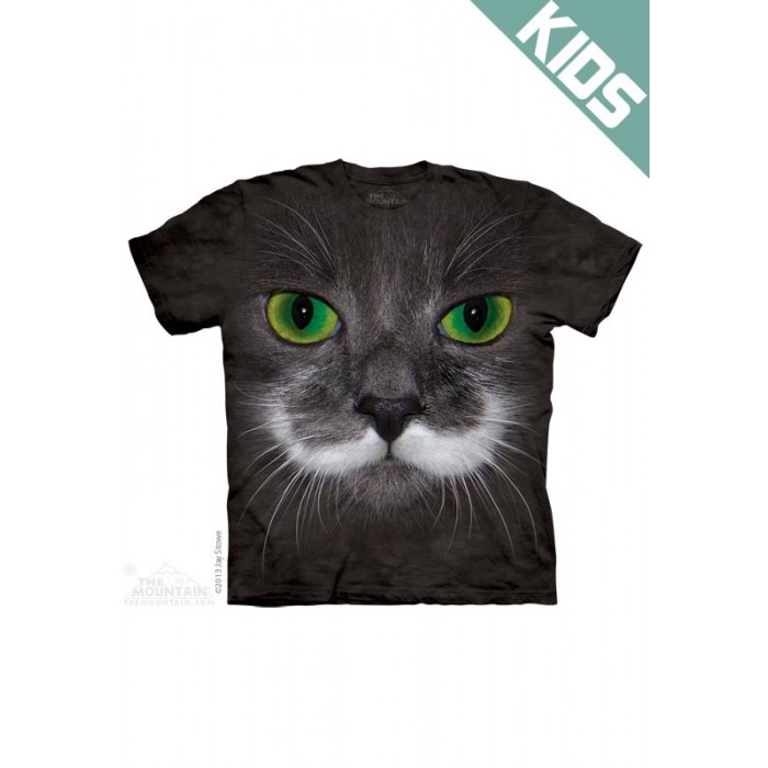 汉密尔顿BIG FACE HAMILTON - Kids猫咪图案T恤 THE MOUNTAIN 3DT恤【少女|儿童】