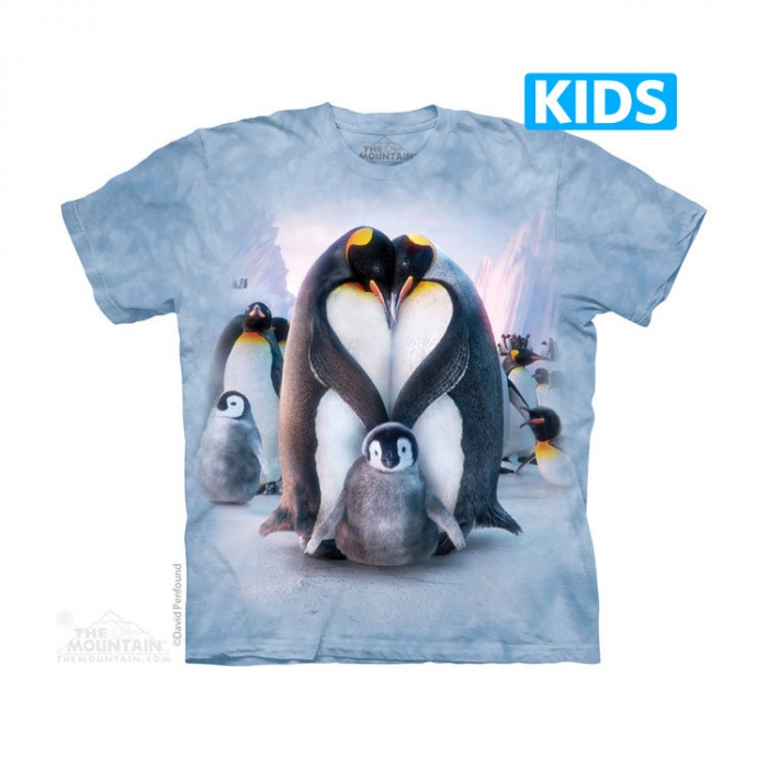 企鹅之心 PENGUIN HEART - Kids 海洋动物T恤 美国 THE MOUNTAIN 3DT恤(2015)【少女|儿童】|TMTEE.com