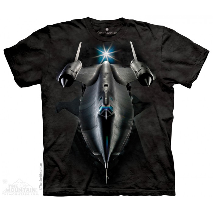 黑鸟 SR71 BLACKBIRD  侦察机图案T恤 THE MOUNTAIN 3DT恤