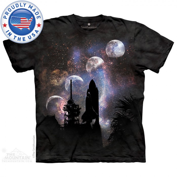 哥伦比亚号 COLUMBIA FIRST LAUNCH STS-1 MISSION  科幻图案T恤 THE MOUNTAIN 3DT恤