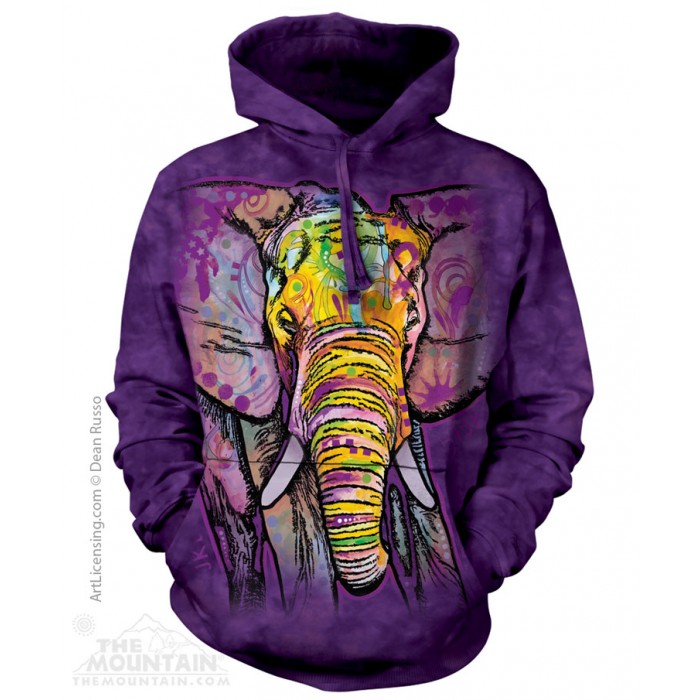 涂鸦大象 RUSSO ELEPHANT Hoodie 动物图案卫衣 THE MOUNTAIN 3D卫衣