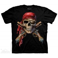 骷髅海盗 SKULL MUSKETS 骷髅图案T恤 THE MOUNTAIN 3DT恤