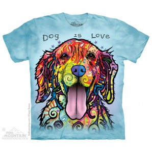 狗狗的爱 DOG IS LOVE 宠物图案T恤 THE MOUNTAIN 3DT恤