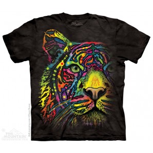 彩虹虎 Rainbow Tiger 猛兽图案T恤 THE MOUNTAIN 3DT恤