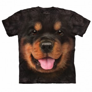 新款 洛威拿 小狗 BF Rottweiler Puppy 宠物狗图案T恤 THE MOUNTAIN 3DT恤 (2017)