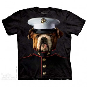 斗牛犬海军  动物图案T恤 THE MOUNTAIN 3DT恤