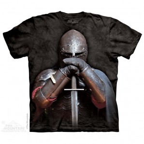 骑士 铠甲图案T恤 THE MOUNTAIN 3DT恤