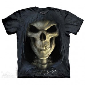 死神 骷髅图案T恤 THE MOUNTAIN 3DT恤