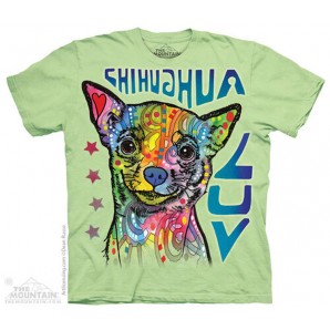 爱心吉娃娃 CHIHUAHUA LUV 狗狗图案T恤 THE MOUNTAIN 3DT恤