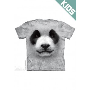 熊猫大脸BIG FACE PANDA -Kids动物图案T恤 THE MOUNTAIN 3DT恤【少女|儿童】