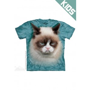 臭脸猫GRUMPY CAT -Kids猫咪图案T恤 THE MOUNTAIN 3DT恤【少女|儿童】