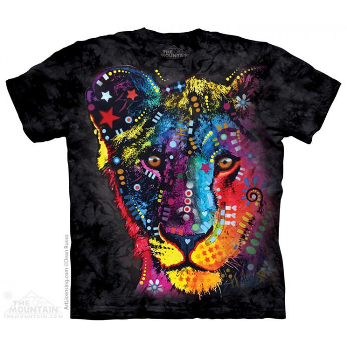 涂鸦狮子 Russo Lion 猛兽图案T恤 THE MOUNTAIN 3DT恤（2015）