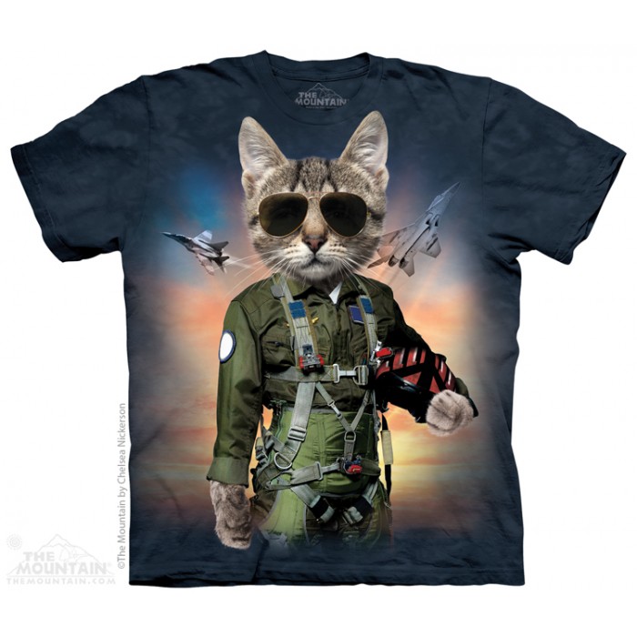 汤姆猫 TOM CAT 猫咪图案T恤 THE MOUNTAIN 3DT恤