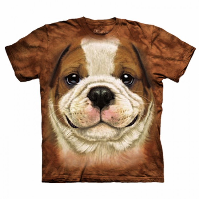 新款斗牛小狗 BF Bulldog Puppy 宠物狗图案T恤 THE MOUNTAIN 3DT恤 (2017)