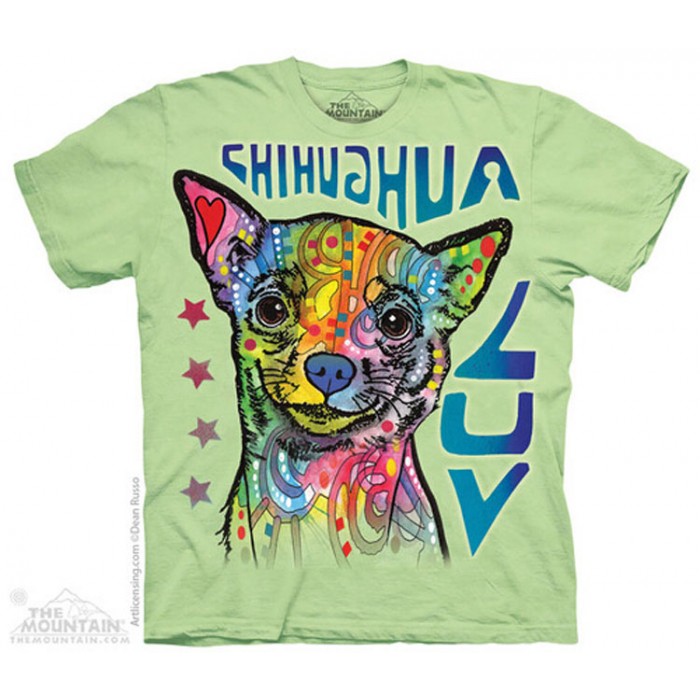 爱心吉娃娃 CHIHUAHUA LUV 狗狗图案T恤 THE MOUNTAIN 3DT恤（2016）| TMTEE.com