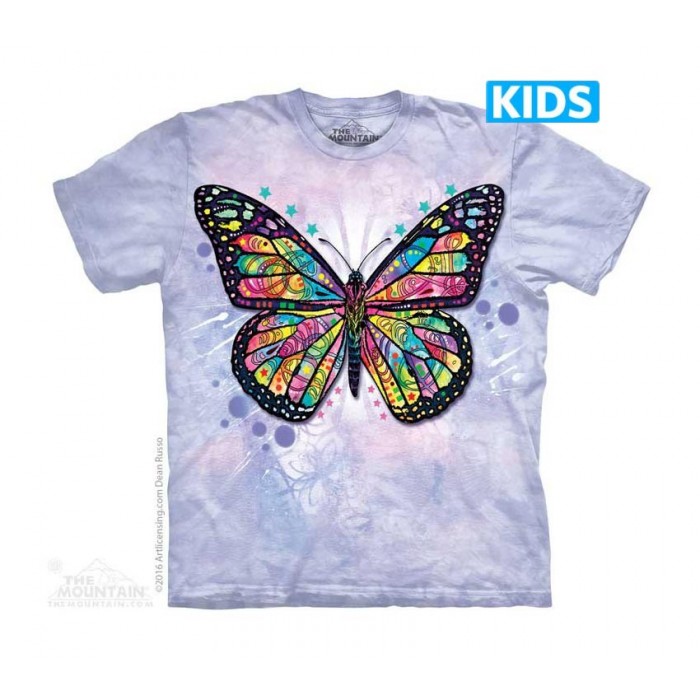 蝴蝶 Butterfly -Kids 昆虫T恤 THE MOUNTAIN 3DT恤【少女|儿童】(2017) |TMTEE.com