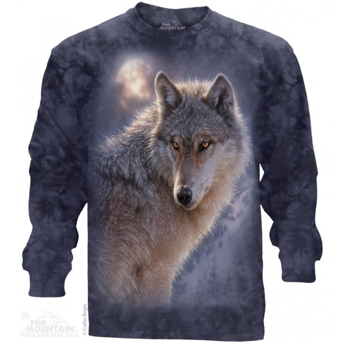 冒险狼 ADVENTURE WOLF LS 猛兽图案长袖T恤 THE MOUNTAIN 3D长袖T恤