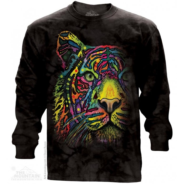 彩虹虎 RAINBOW TIGER LS 猛兽图案长袖T恤 THE MOUNTAIN 3D长袖T恤