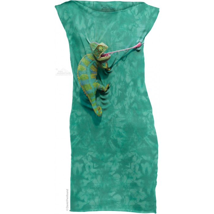 变色龙 连衣裙 CLIMBING CHAMELION Mini Dress 动物图案连衣裙 THE MOUNTAIN 3D连衣裙（2015）