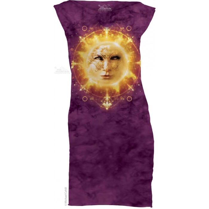 太阳面具 连衣裙 SUN FACE Mini Dress 魔幻图案连衣裙 THE MOUNTAIN 3D连衣裙（2016）